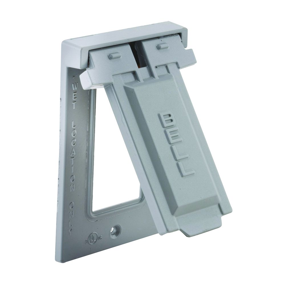 Hubbell 1-Gang Vertical GFCI Electrical Box Cover