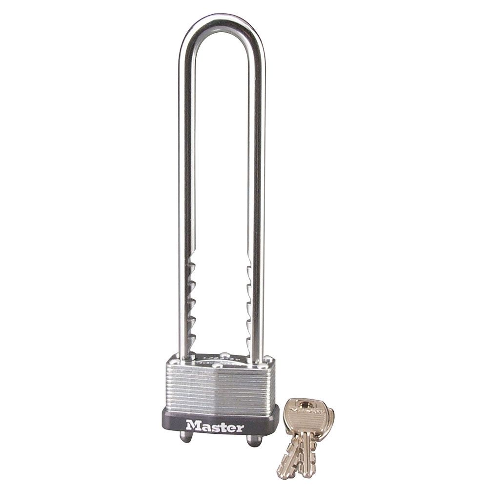 Master Lock 1-3/4 in. Laminated Steel Adjustable Shackle Padlock