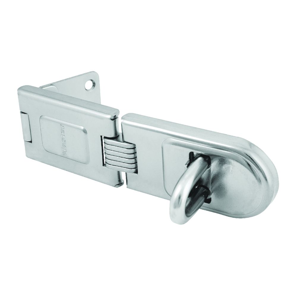 Master Lock 6-1/4 in. Single Hinge Latching Hasp