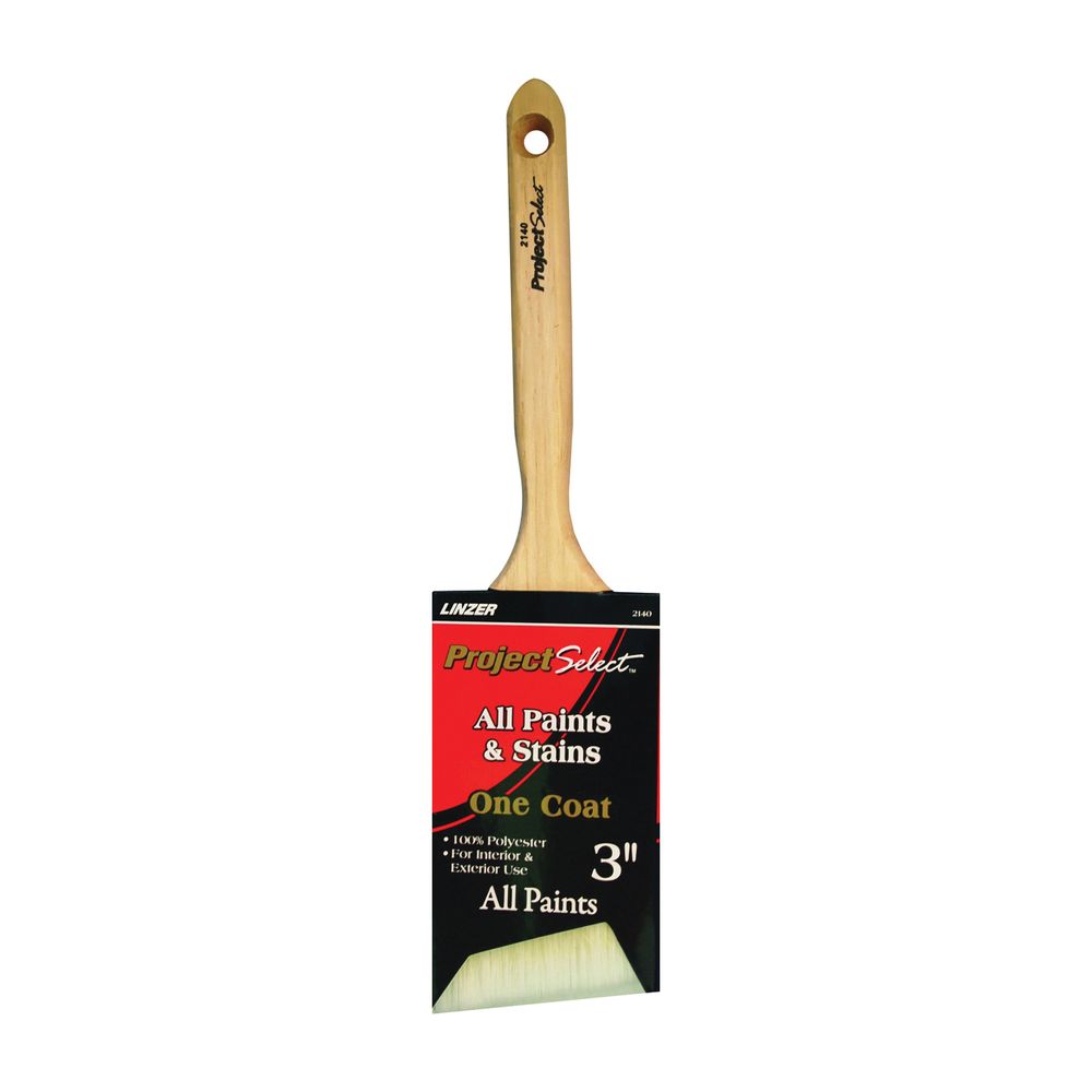 Linzer 3 in. Angular Sash Polyester Blend Paint Brush