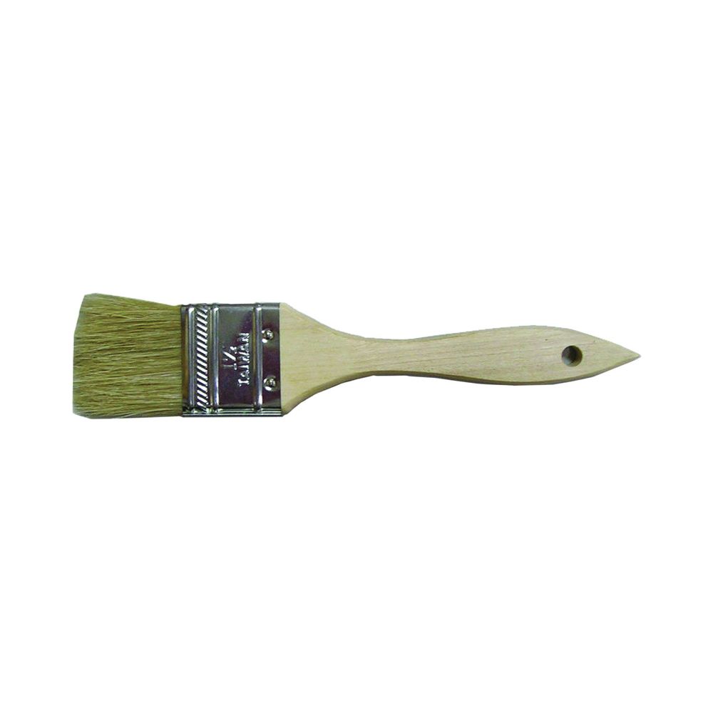 Prosource 1-1/2 in. White Bristle Chip Paint Brush