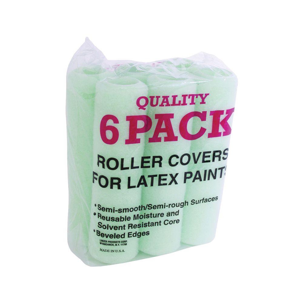 Linzer 9 in. x 3/8 in. 6-Piece Roller Cover
