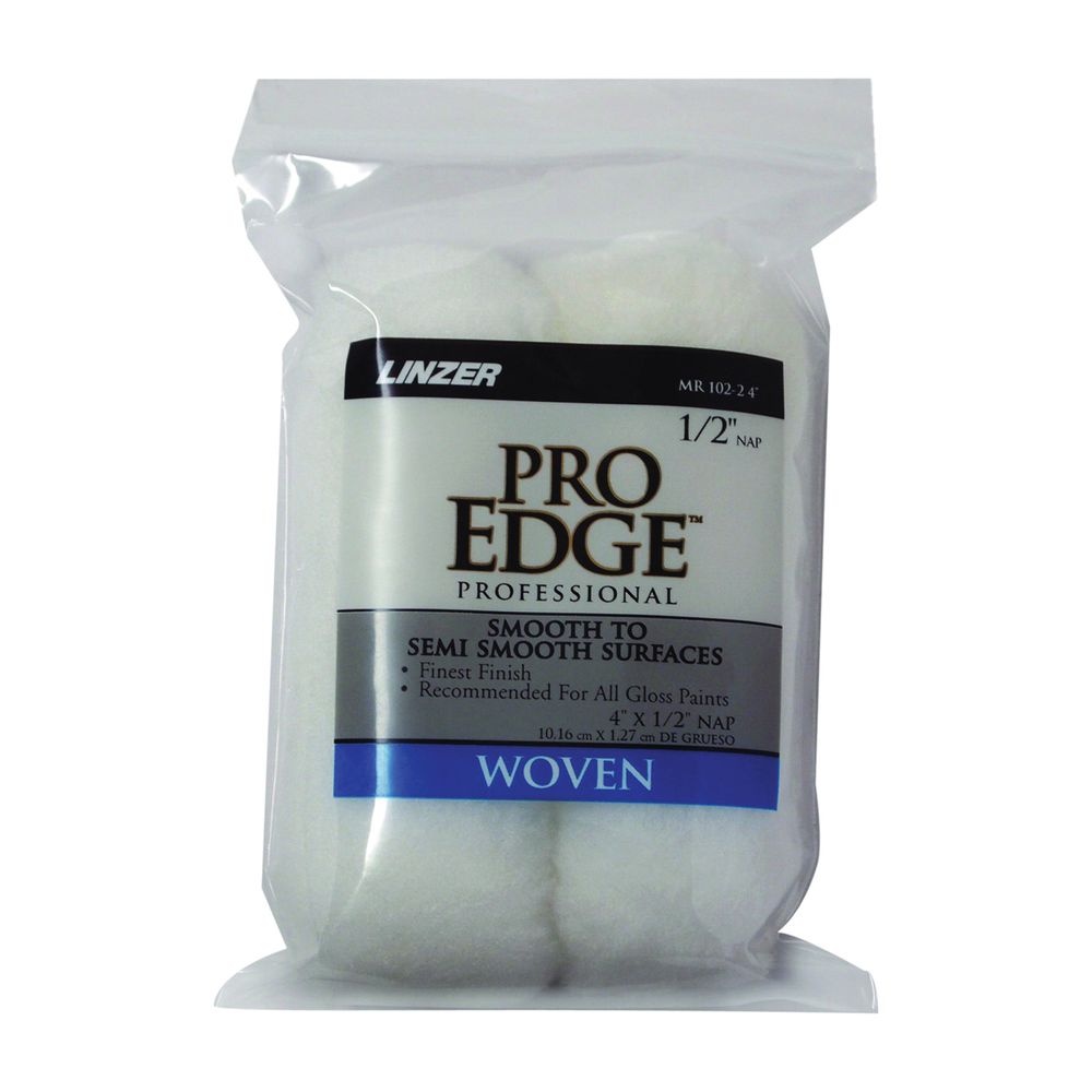 Linzer 1/2 in. x 4 in. White Woven Mini Roller Cover