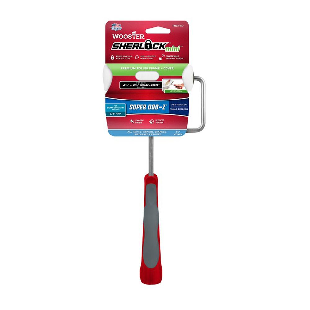 Wooster Brush 4-1/2 in. x 3/8 in. Roller Cover and Frame