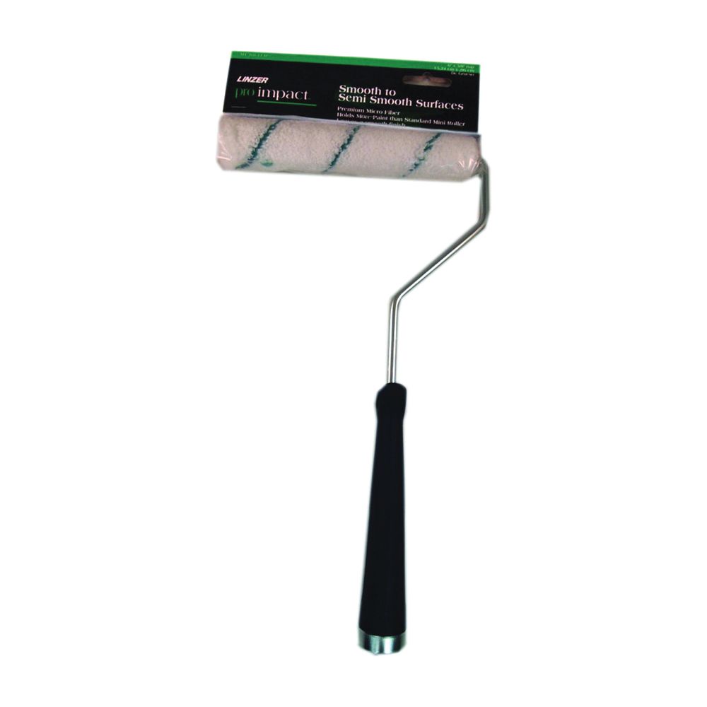 Linzer 6 in. x 3/8 in. Microfiber Roller Cover and Frame