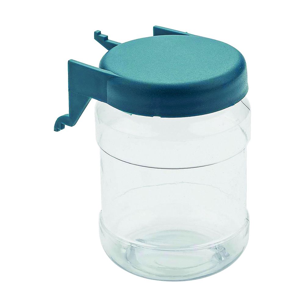 National Hardware 2-3/8 in. x 3-3/8 in. Clear Plastic Pegboard Organizer Jar