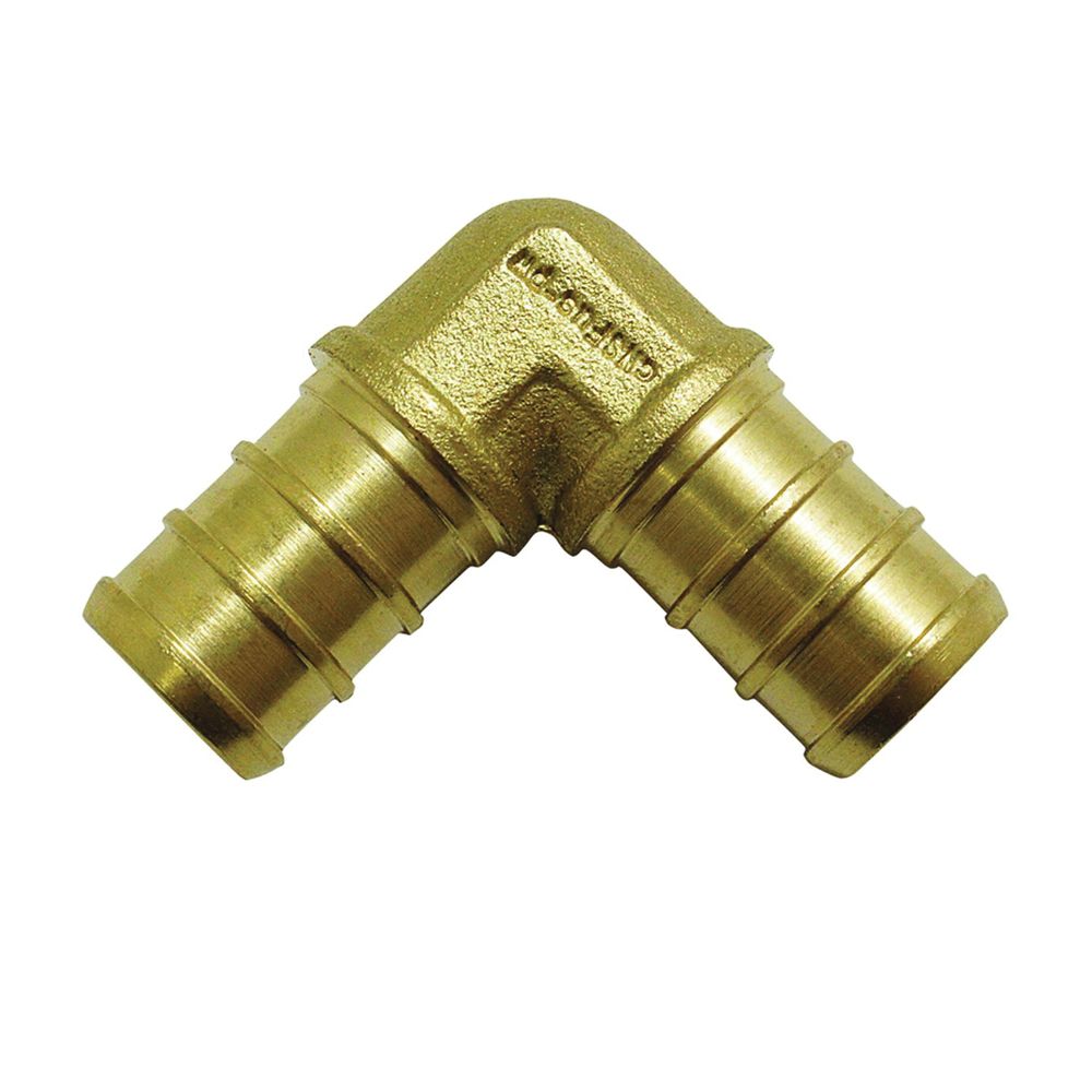 Apollo 1/2 in. Brass PEX Pipe Elbow, 10-Pack