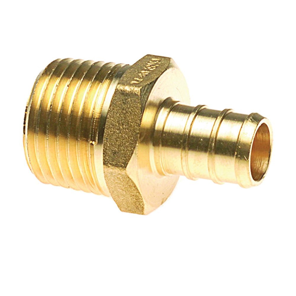 Apollo 1/2 in. x 3/4 in. PEX x MPT Brass Pipe Adapter