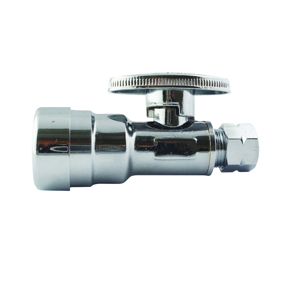 Apollo 1/2 in. x 3/8 in. Straight Push-Fit Stop Valve