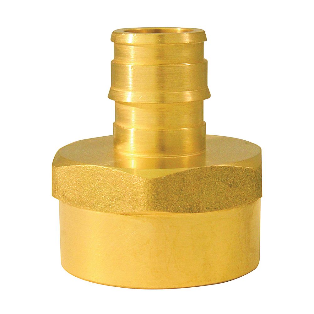 Apollo 1/2 in. x 3/4 in. ExpansionPEX Brass Barb x FNPT Female Adapter