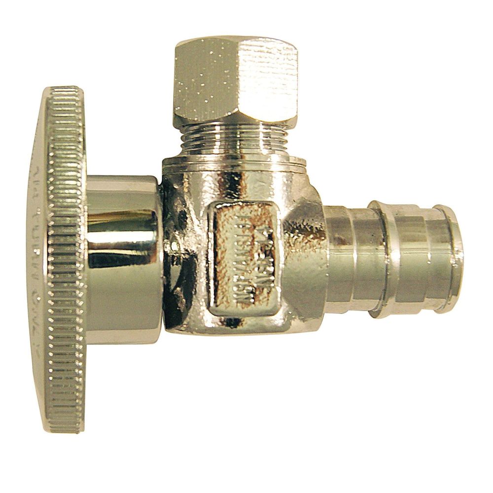 Apollo 1/2 in. x 3/8 in. PEX x Compression Angle Stop Valve