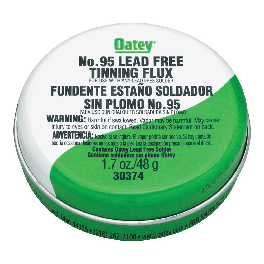 Oatey 1.7 oz. Lead-Free Tinning Flux with Brush