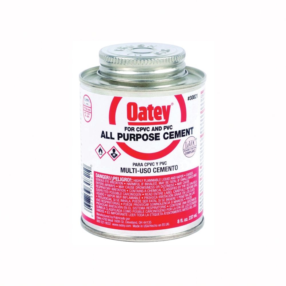 Oatey 8 oz. All-Purpose Low VOC Solvent Cement