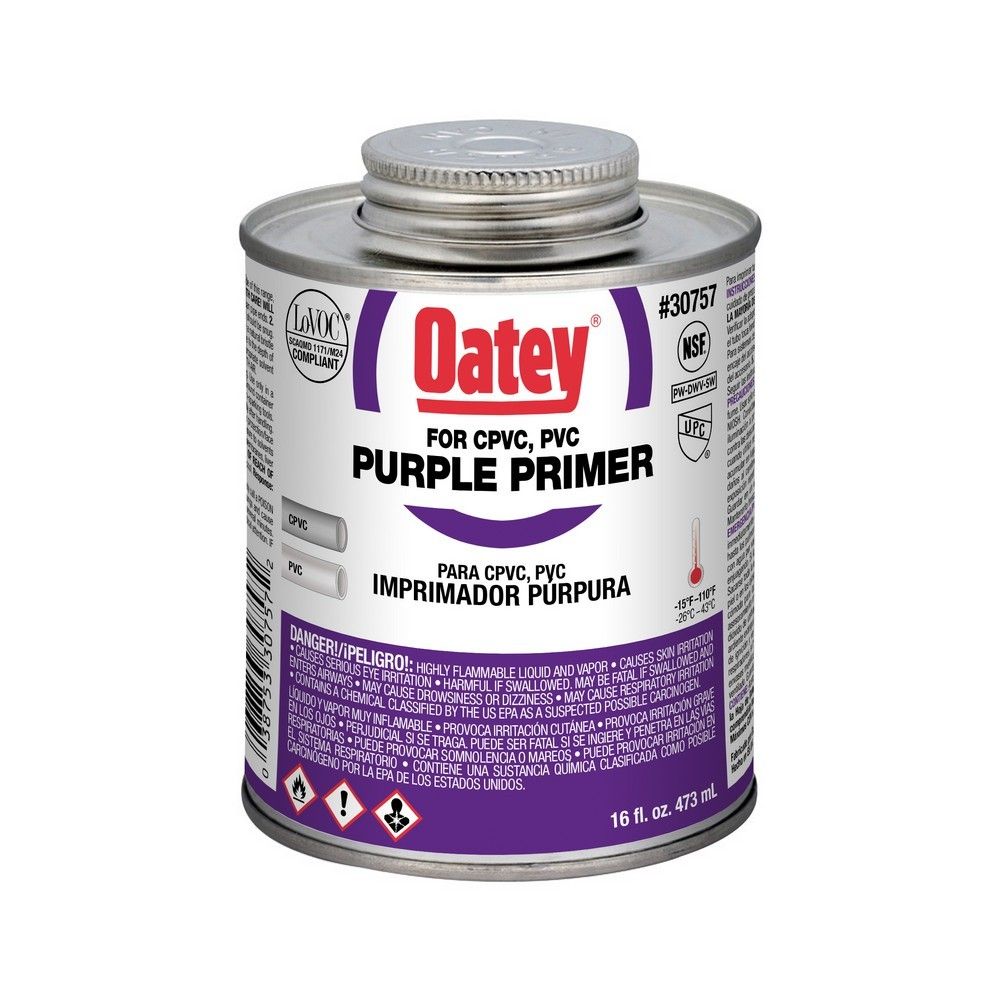 Oatey 16 oz. Low VOC Purple Primer