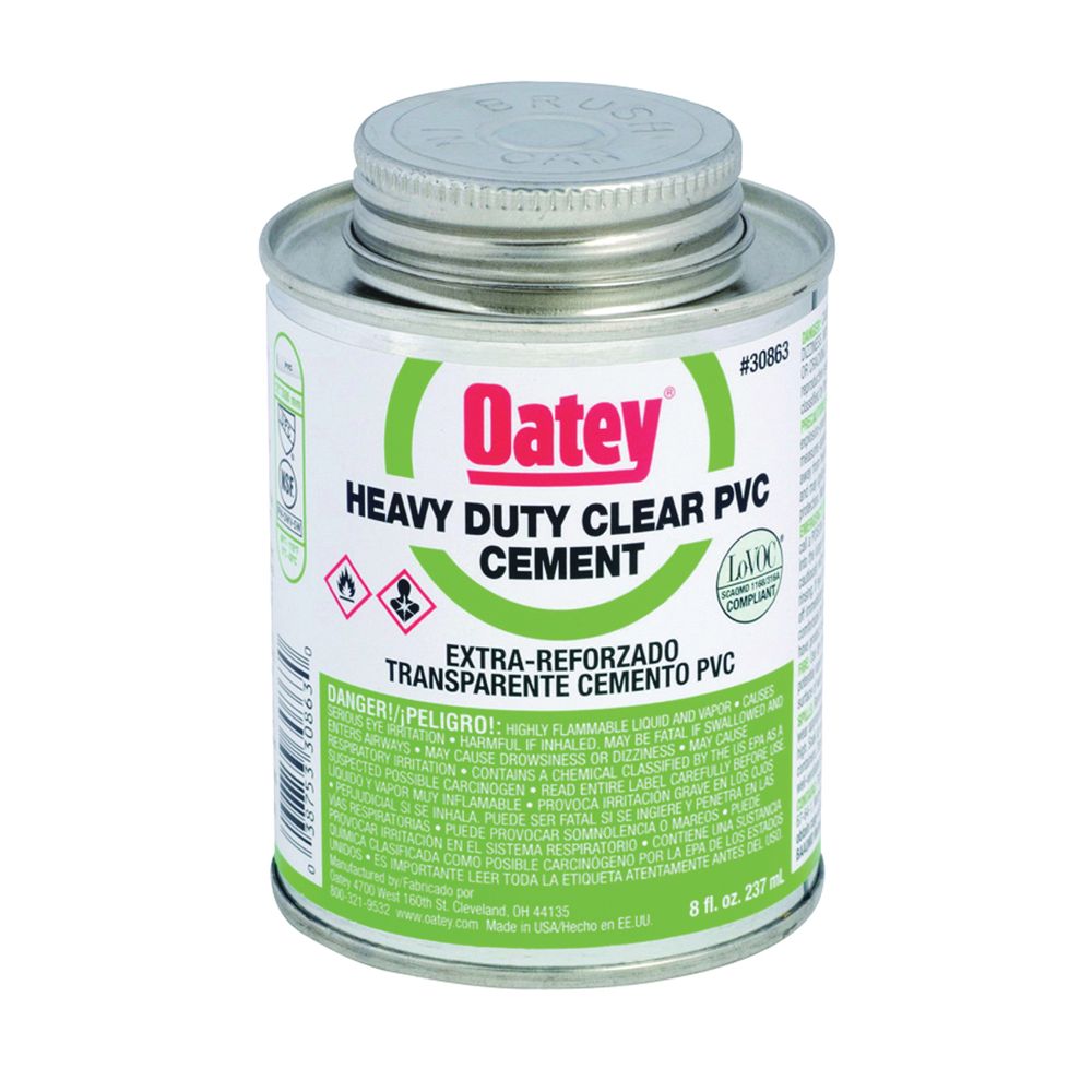 Oatey 4 oz. Heavy-Duty Clear PVC Cement