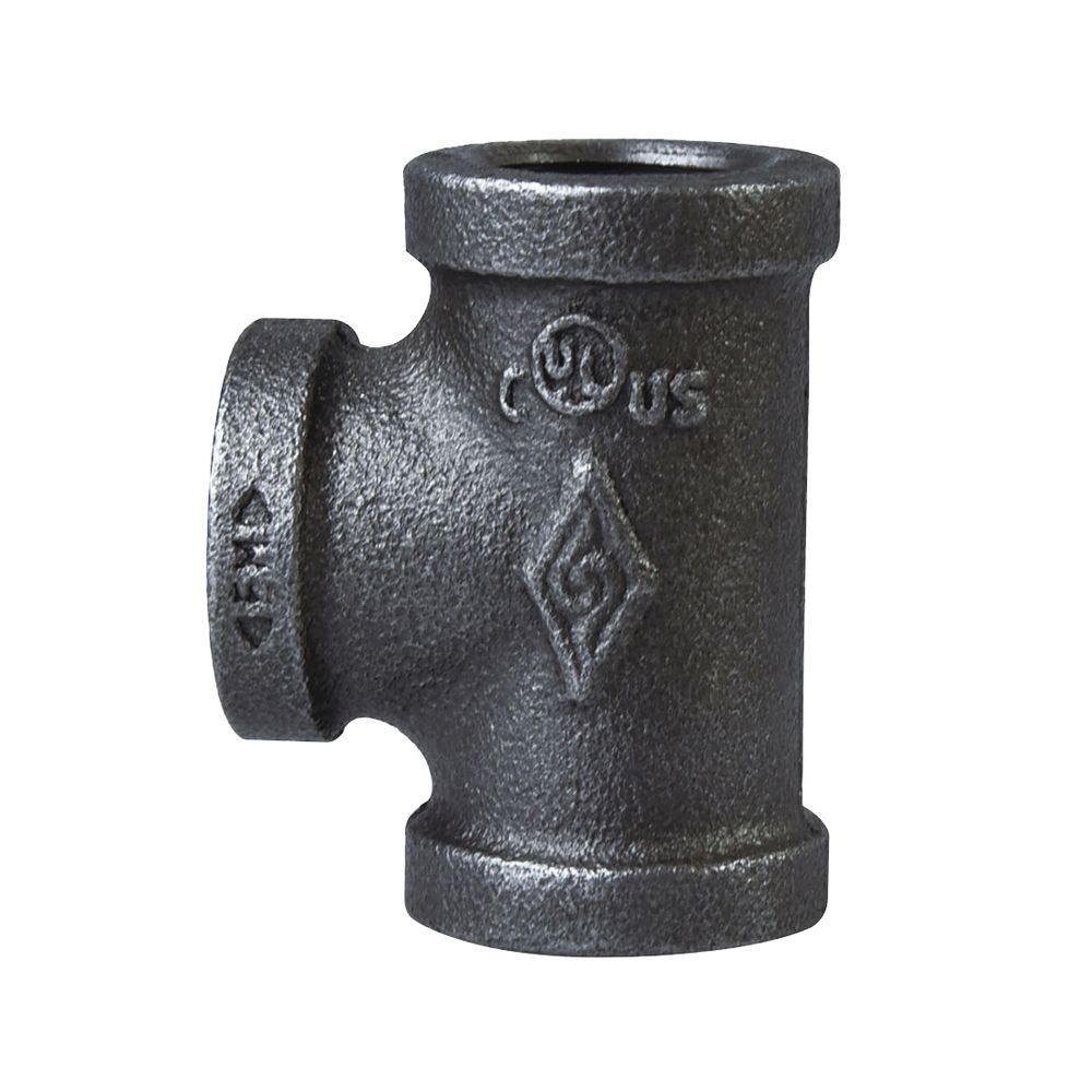 Prosource 3/4 in. Black Malleable Pipe Tee