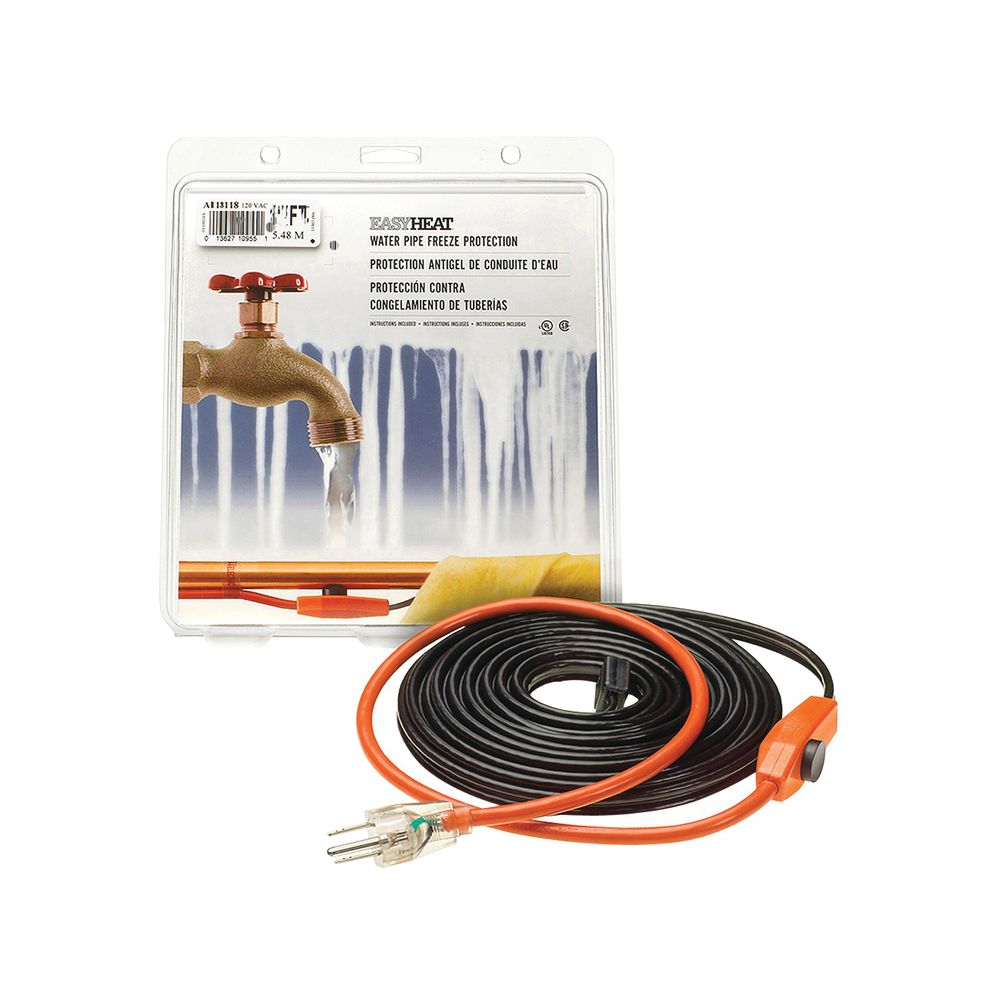 Easy Heat 6 ft. 42 W Pipe Heating Cable with Thermostat