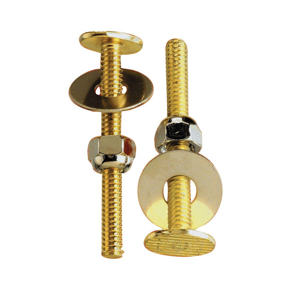 Plumb Pak 1/4 in. x 2-1/4 in. Toilet Bolt Set