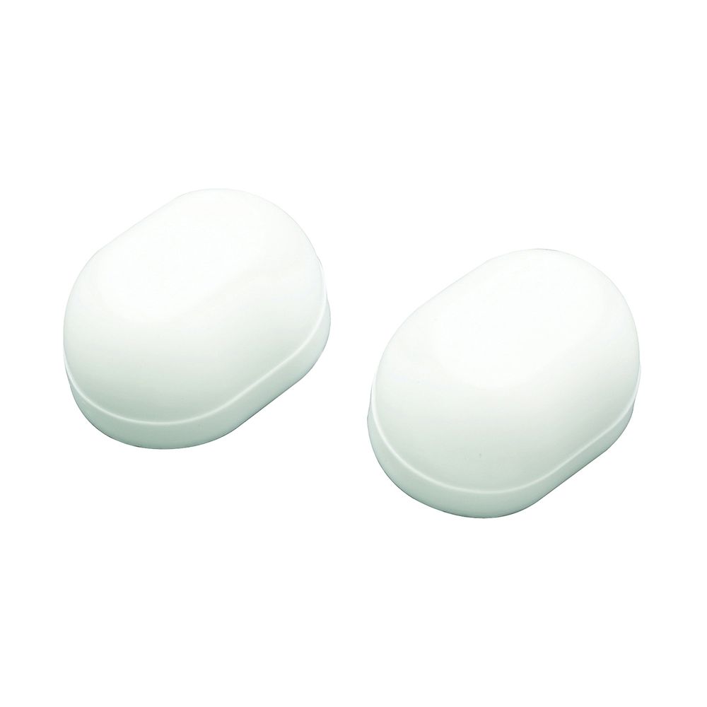 Plumb Pak White Oval Toilet Bolt Cap