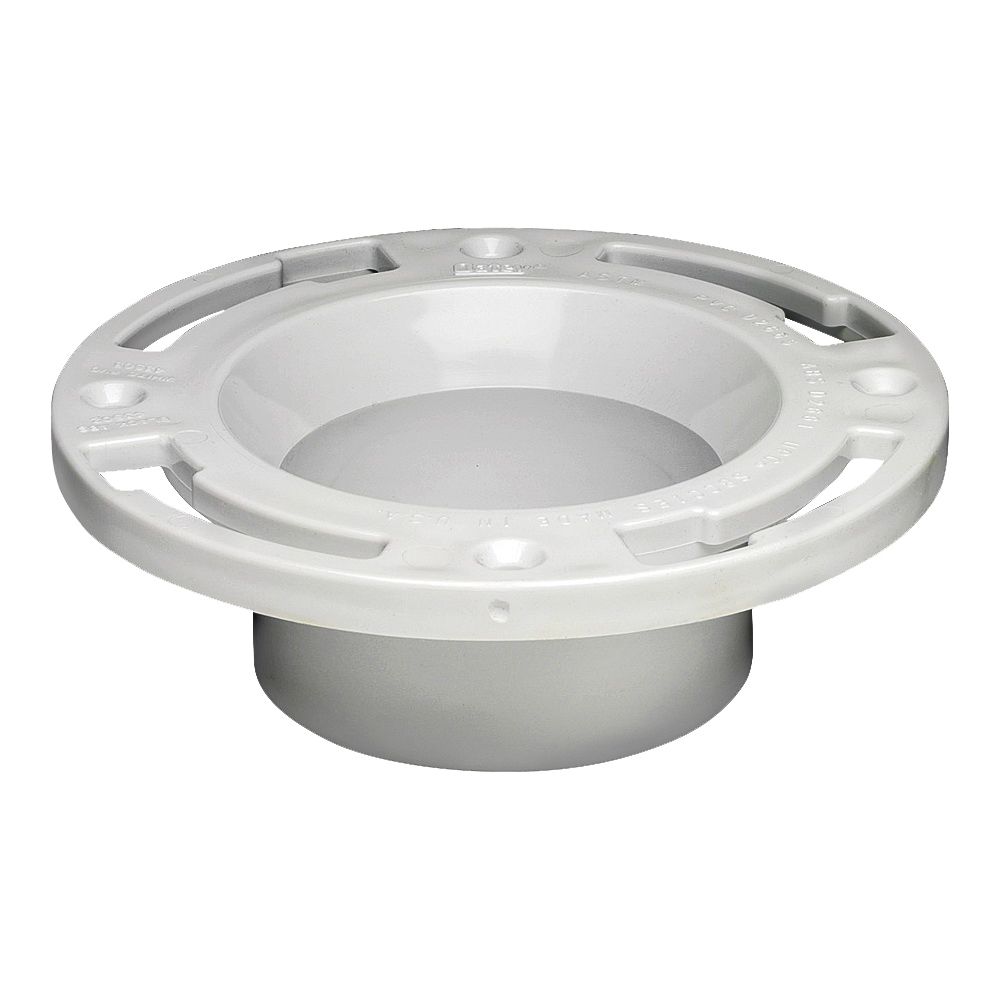 Oatey 3 in. x 4 in. Closet Flange with Test Cap