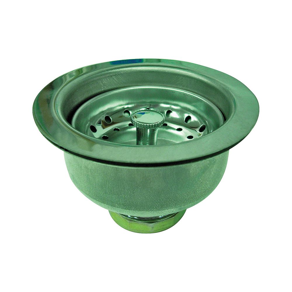 ProSource 4-1/2 in. Double Cup Stainless Steel Sink Strainer