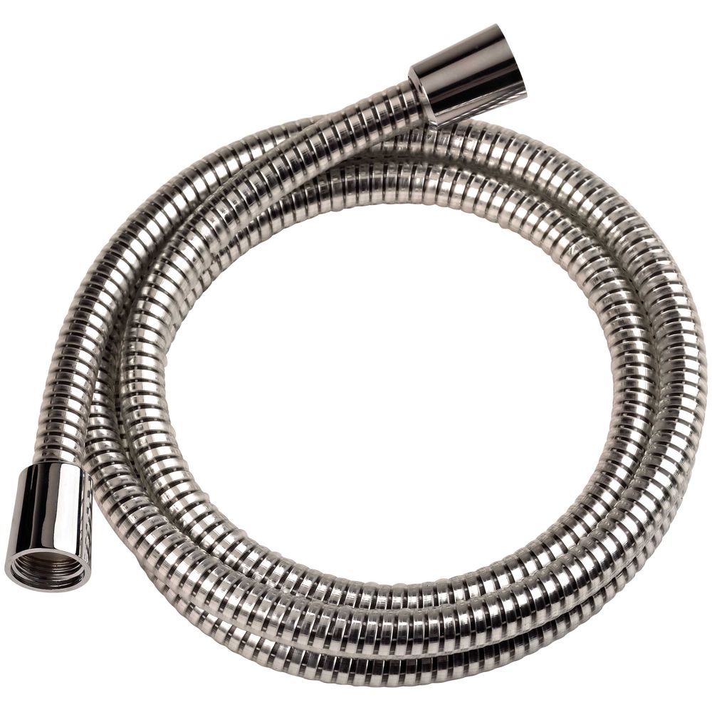 Boston Harbor 72 in. Chrome Black Mylar Shower Hose