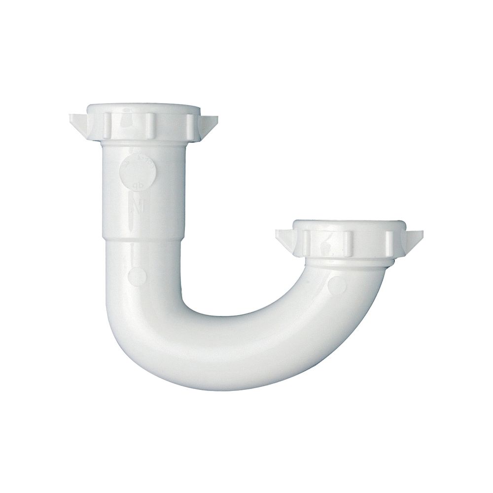 Plumb Pak 1-1/4 in. White Plastic Slip-Joint J-Bend