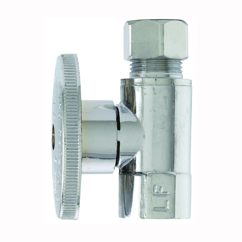Plumb Pak 3/8 in. FIP x 3/8 in. Compression Straight Shut-Off Valve