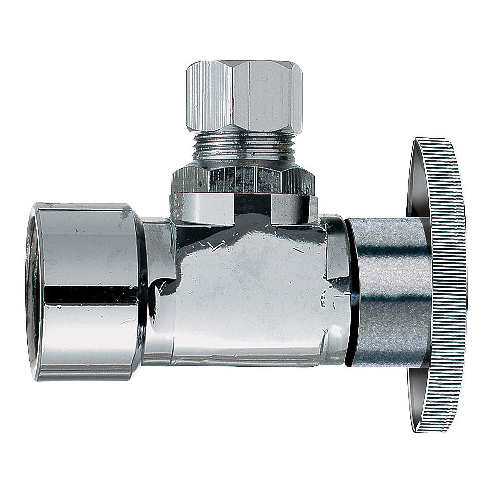 Plumb Pak 1/2 in. FIP x 1/4 in. Compression Angle Stop Valve