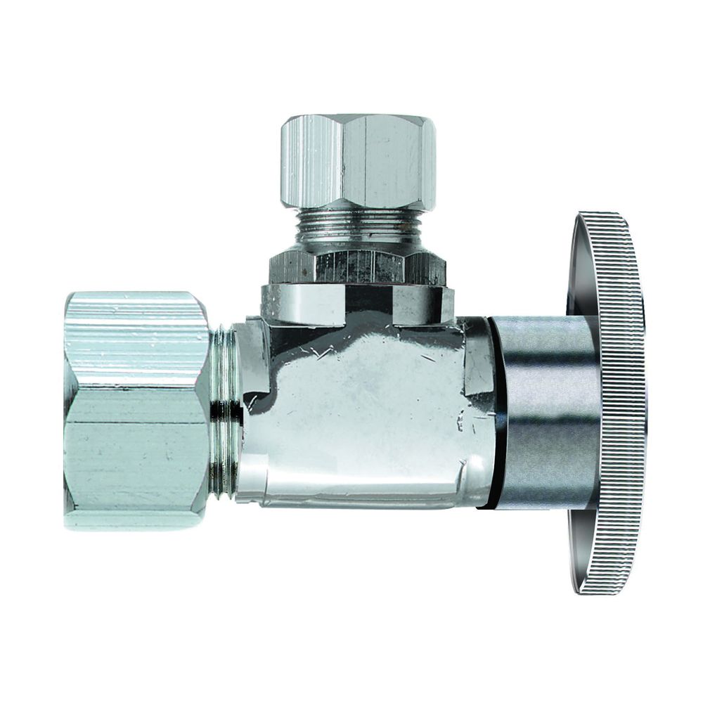 Plumb Pak 5/8 in. Nom. x 1/4 in. Compression Angle Shut-Off Valve