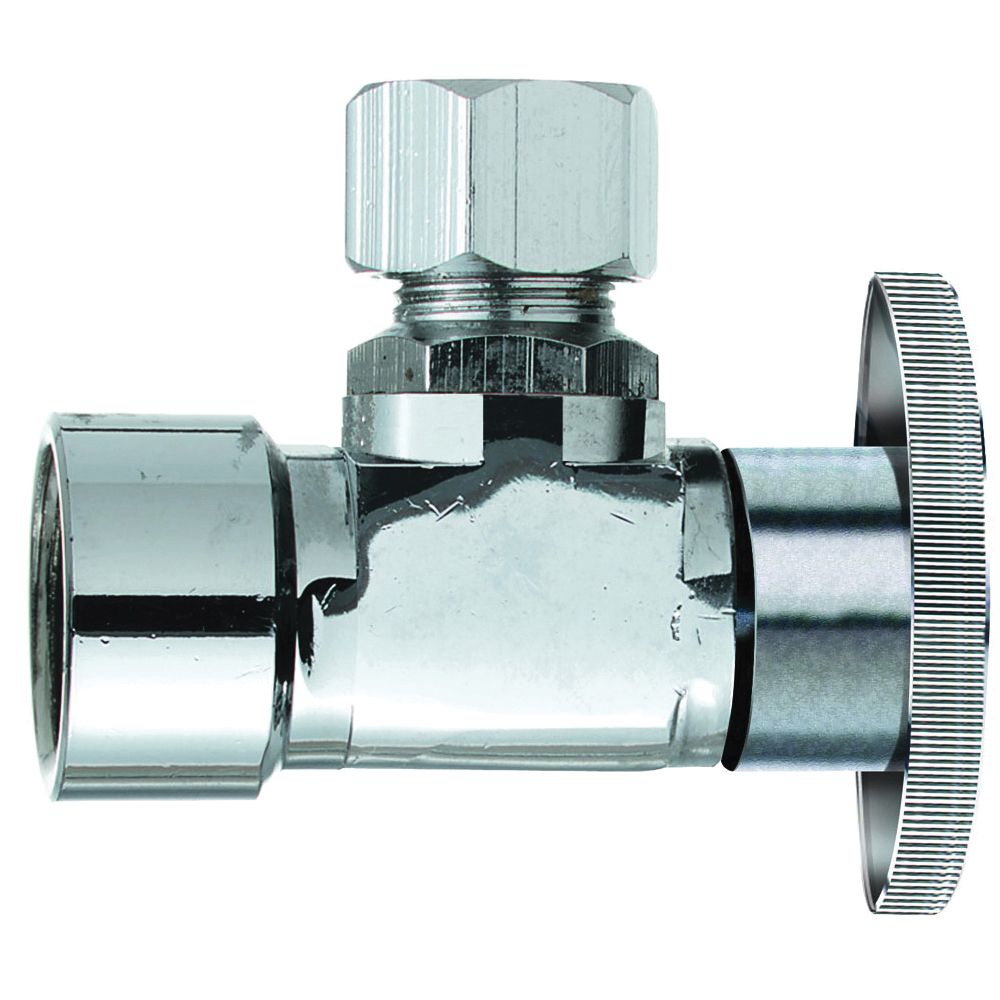 Plumb Pak 1/2 in. Female Iron Pipe x 3/8 in. Compression Angle Shut-Off Valve