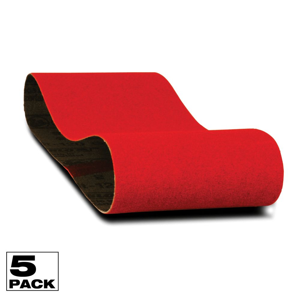Diablo 3 in. x 18 in. 80 Grit Sanding Belt, 5-Pack
