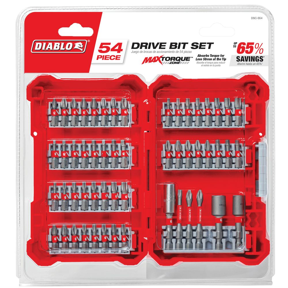 Diablo 54-Piece Screwdriving Bit Set