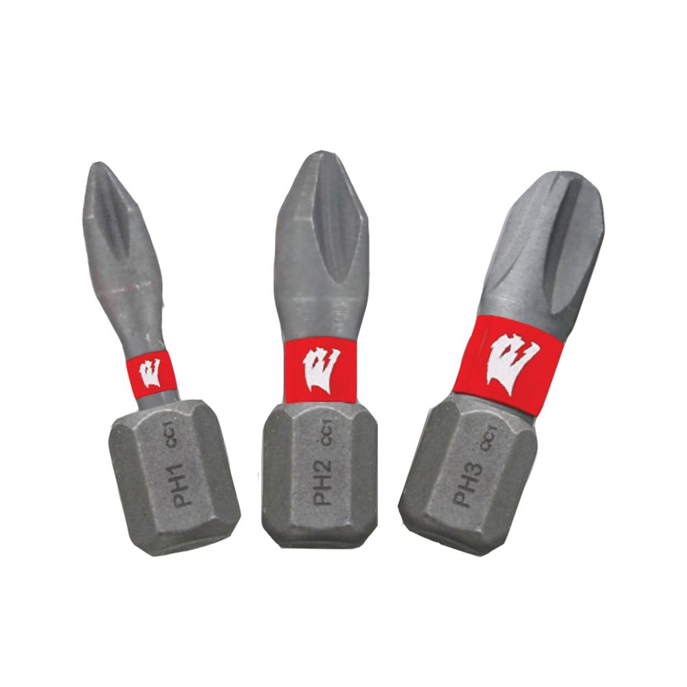 Diablo 1 in. Phillips Insert Bit Set, 3-Piece