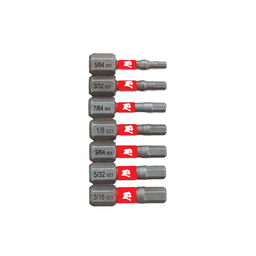Diablo 1 in. 7-Piece Assorted Hex Insert Bit Set