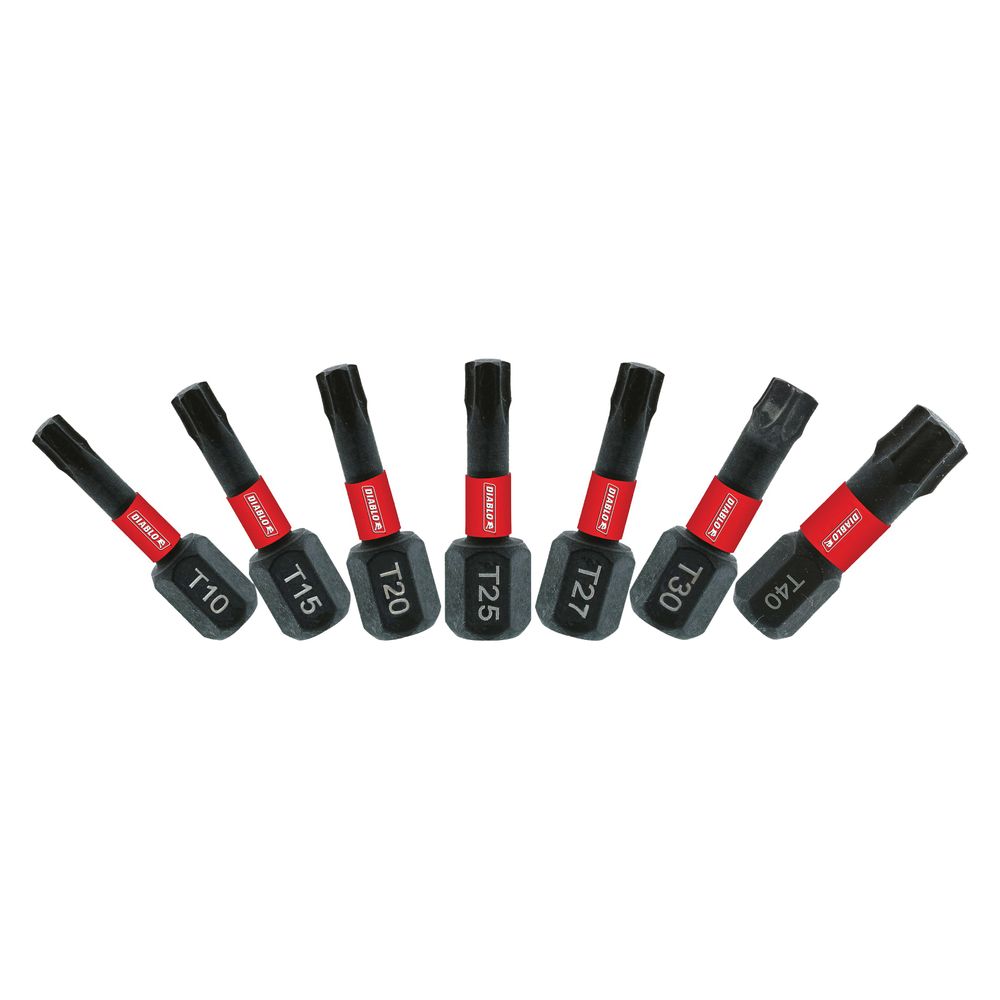 Diablo 1 in. 7-Piece Torx Insert Bit Set