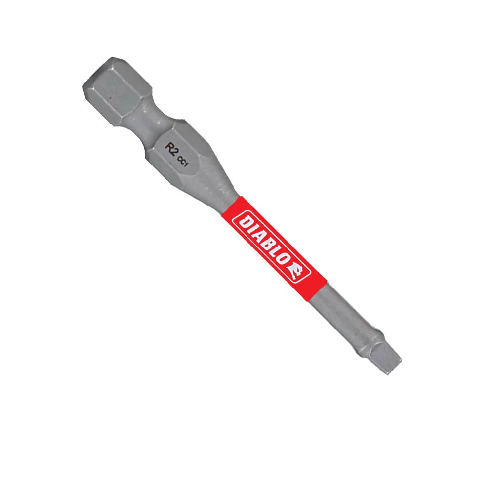 Diablo 2 in. #2 Square Screwdriver Insert Bit, 15-Piece