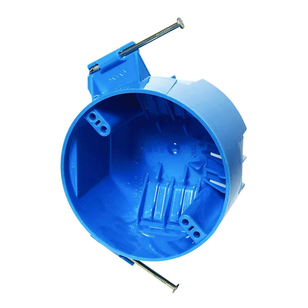 Round Cut In Box 4 Inch Round Electrical Box 5 Hole 1/2 Inch Or 3/4 Inch Weatherproof