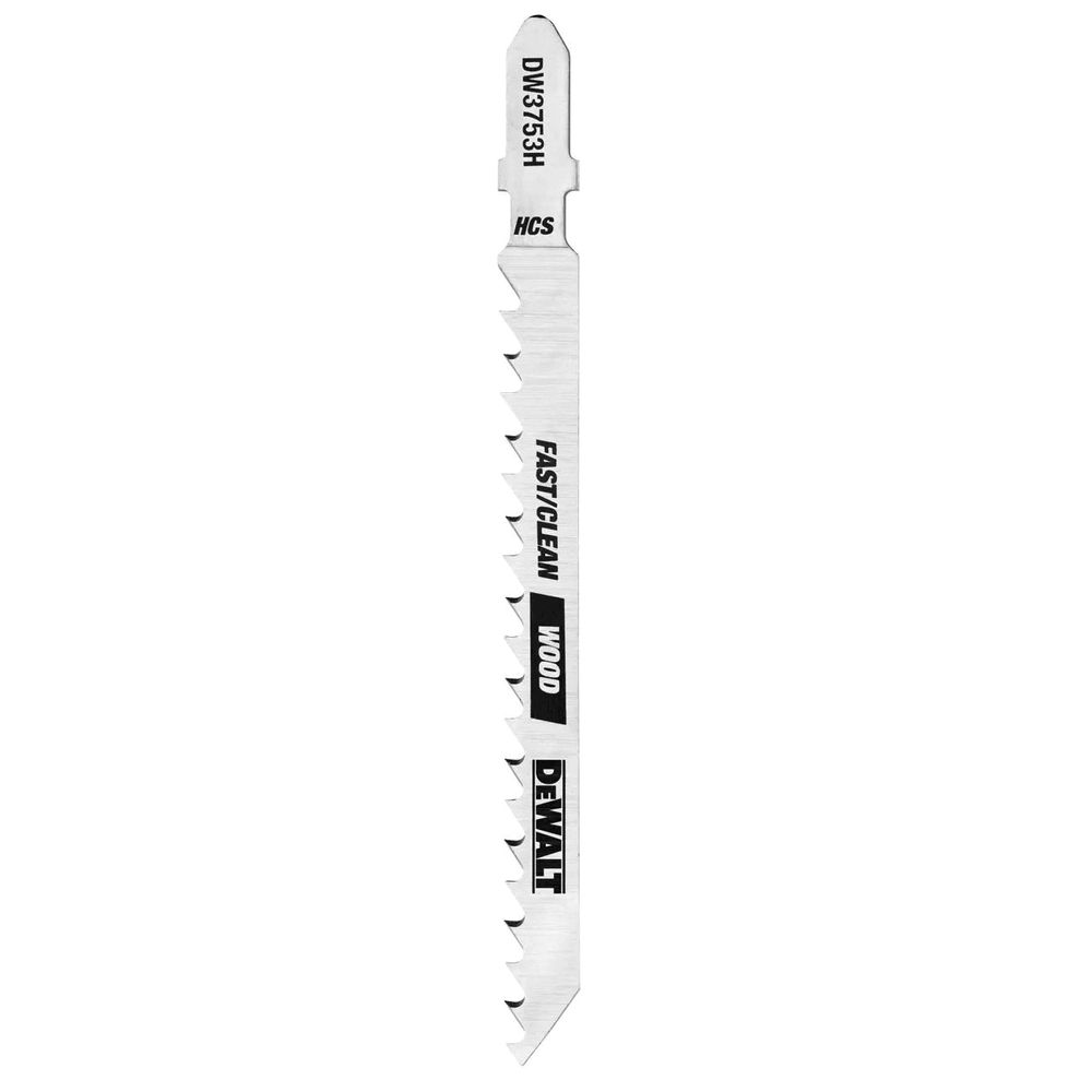 Dewalt 4 in. 6 TPI Jig Saw Blade, 5-Piece