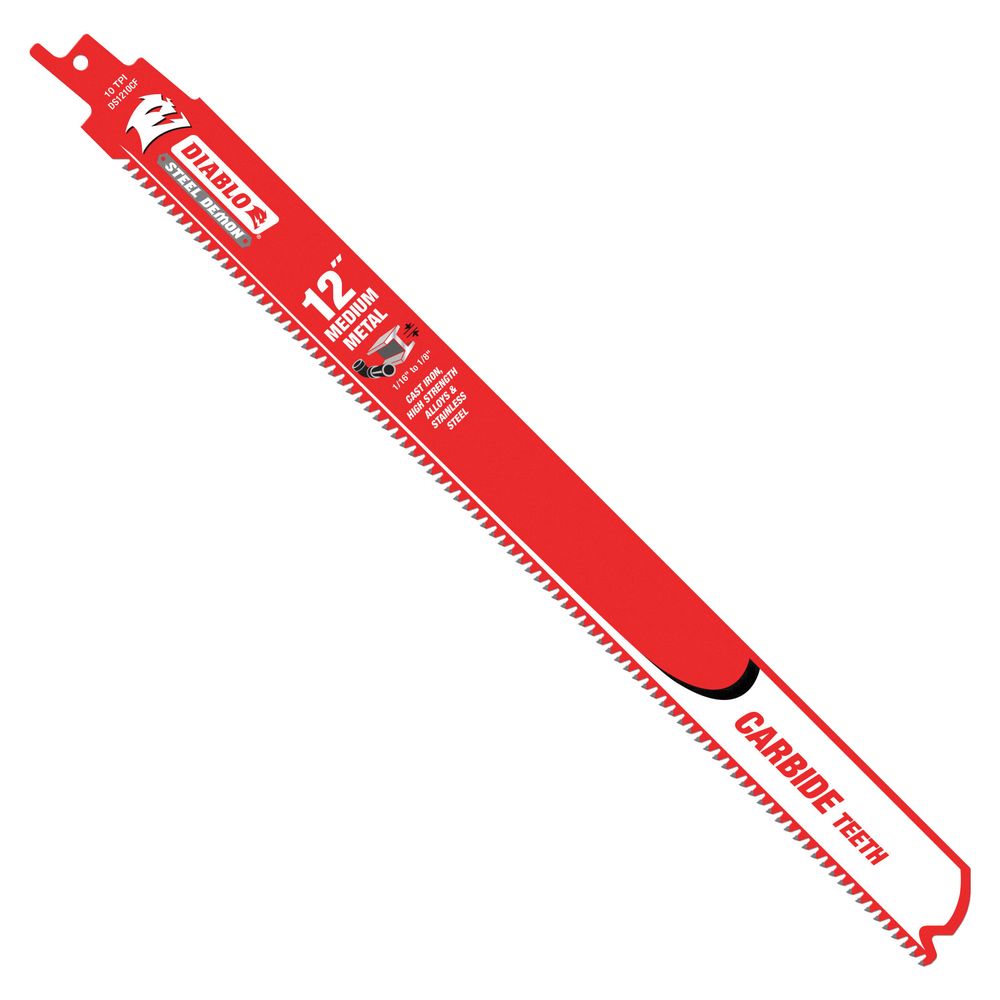 Diablo 12 in. 10 TPI Carbide Tipped Reciprocating Saw Blade