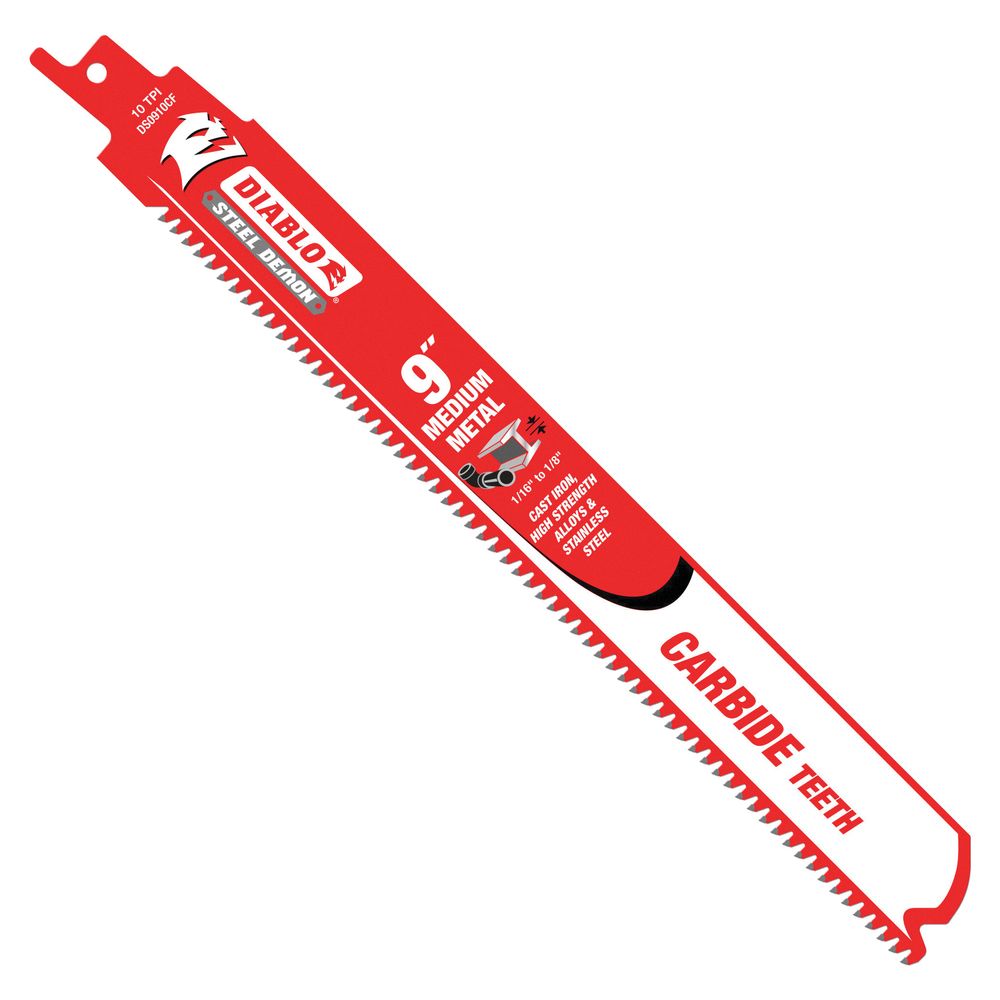 Diablo 9 in. Carbide Tipped Reciprocating Saw Blade
