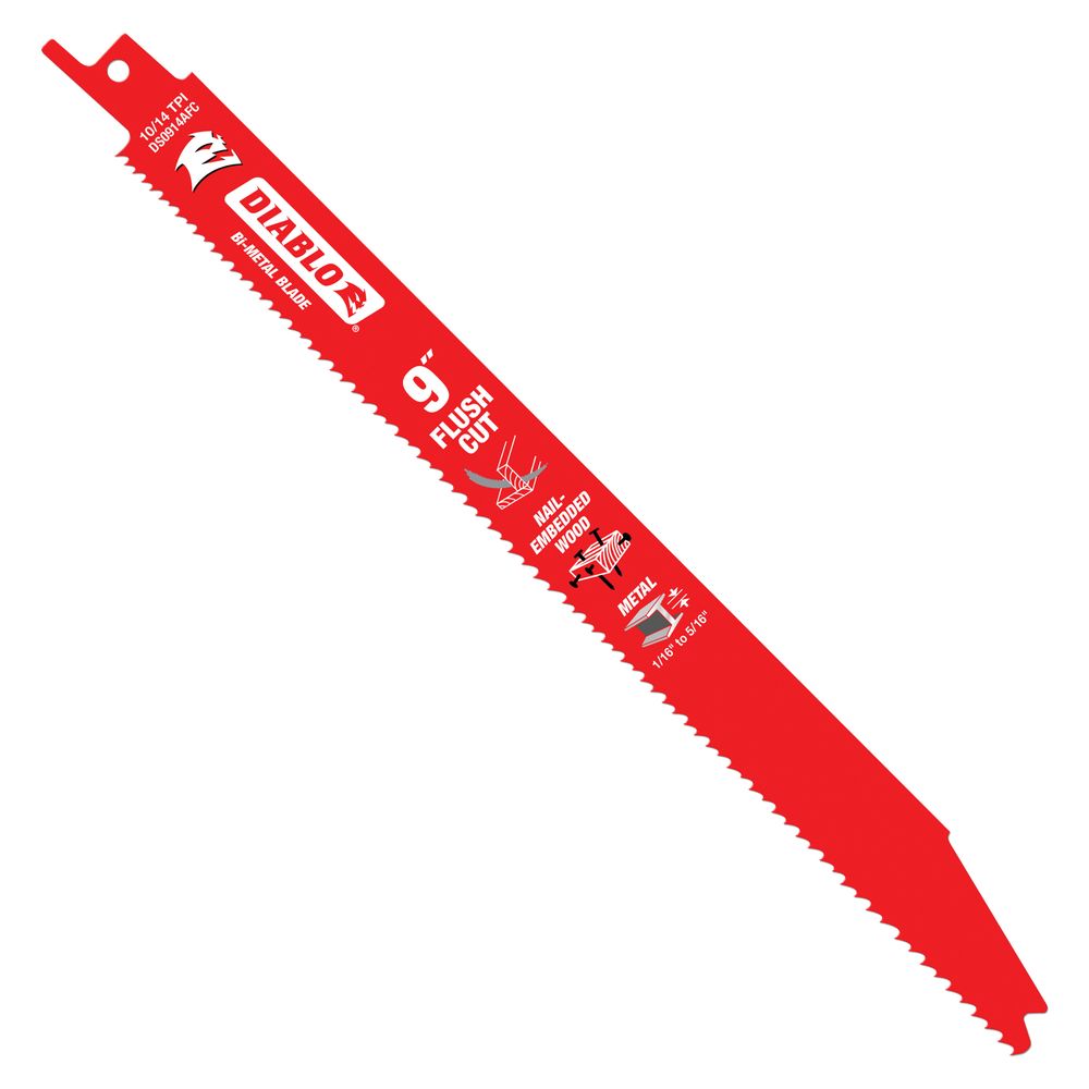 Diablo 9 in. 10/14 TPI Reciprocating Saw Blade