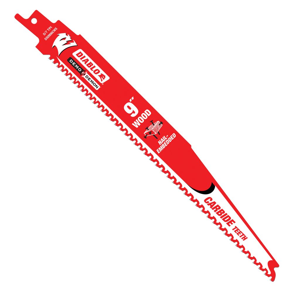 Diablo 9 in. Carbide Reciprocating Saw Blade