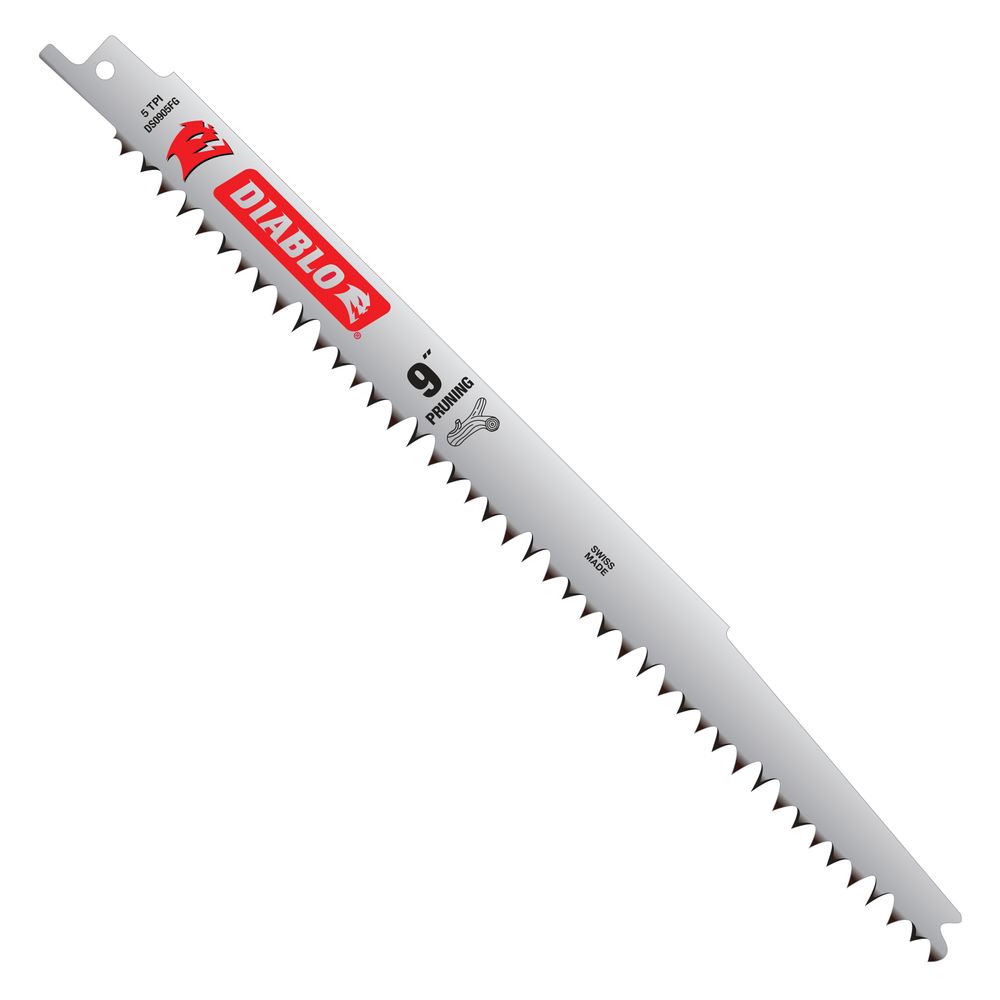 Diablo 9 in. 5-Piece Wood Pruning Reciprocating Saw Blade