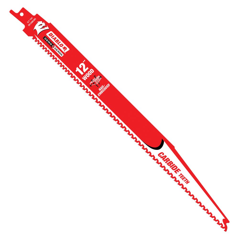 Diablo 12 in. Carbide Wood Reciprocating Saw Blade