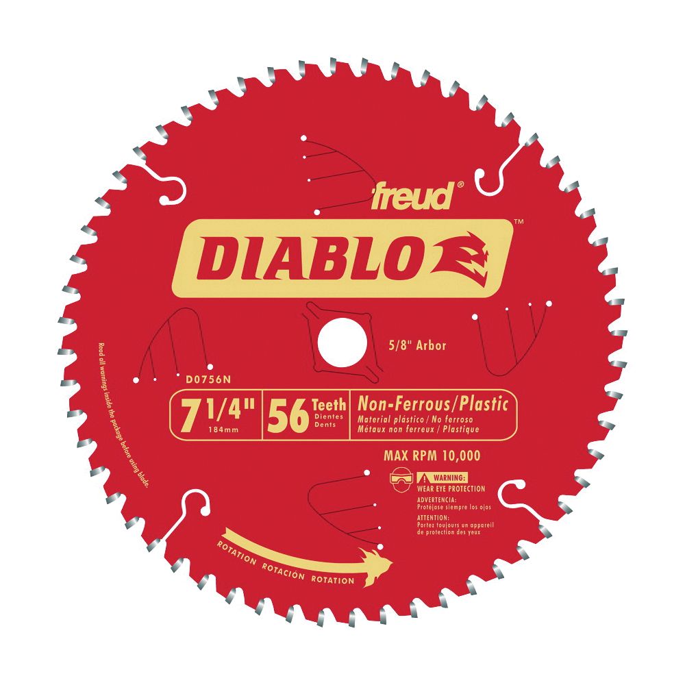 Diablo 7-1/4 in. 56 Tooth Circular Saw Blade