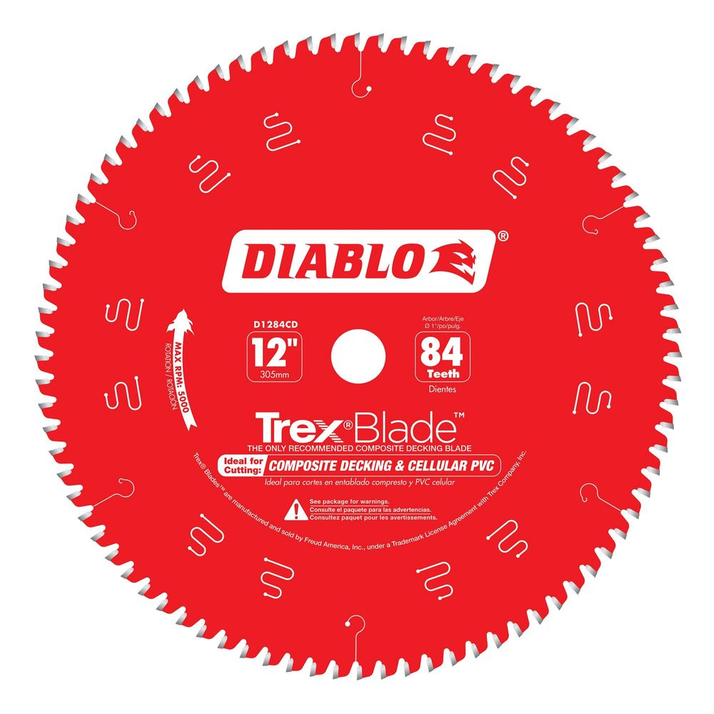 Diablo 12 in. 84-Tooth Composite Decking Circular Saw Blade