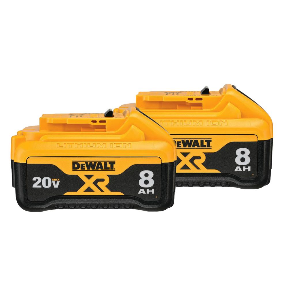 Dewalt 20 V 8 AH Lithium-Ion Battery 2-Pack