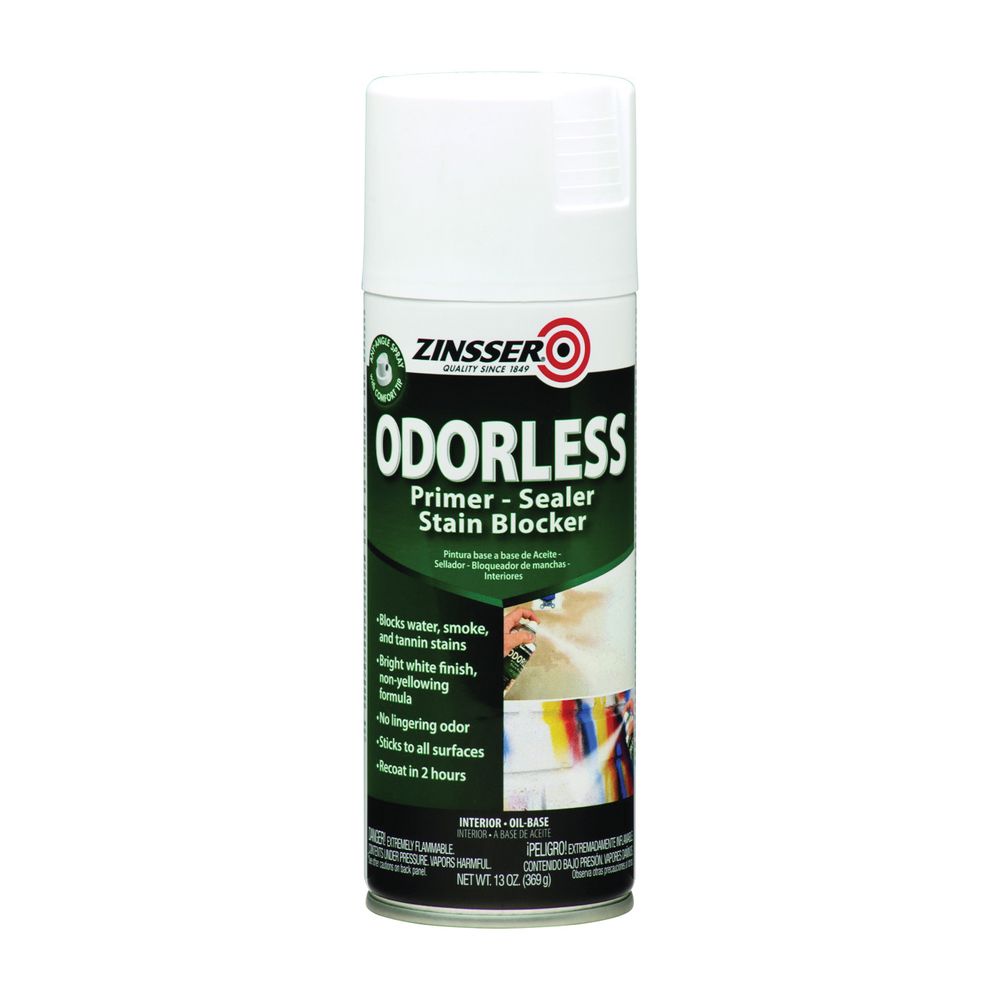 Zinsser 13 oz. White Odorless Primer-Sealer Spray