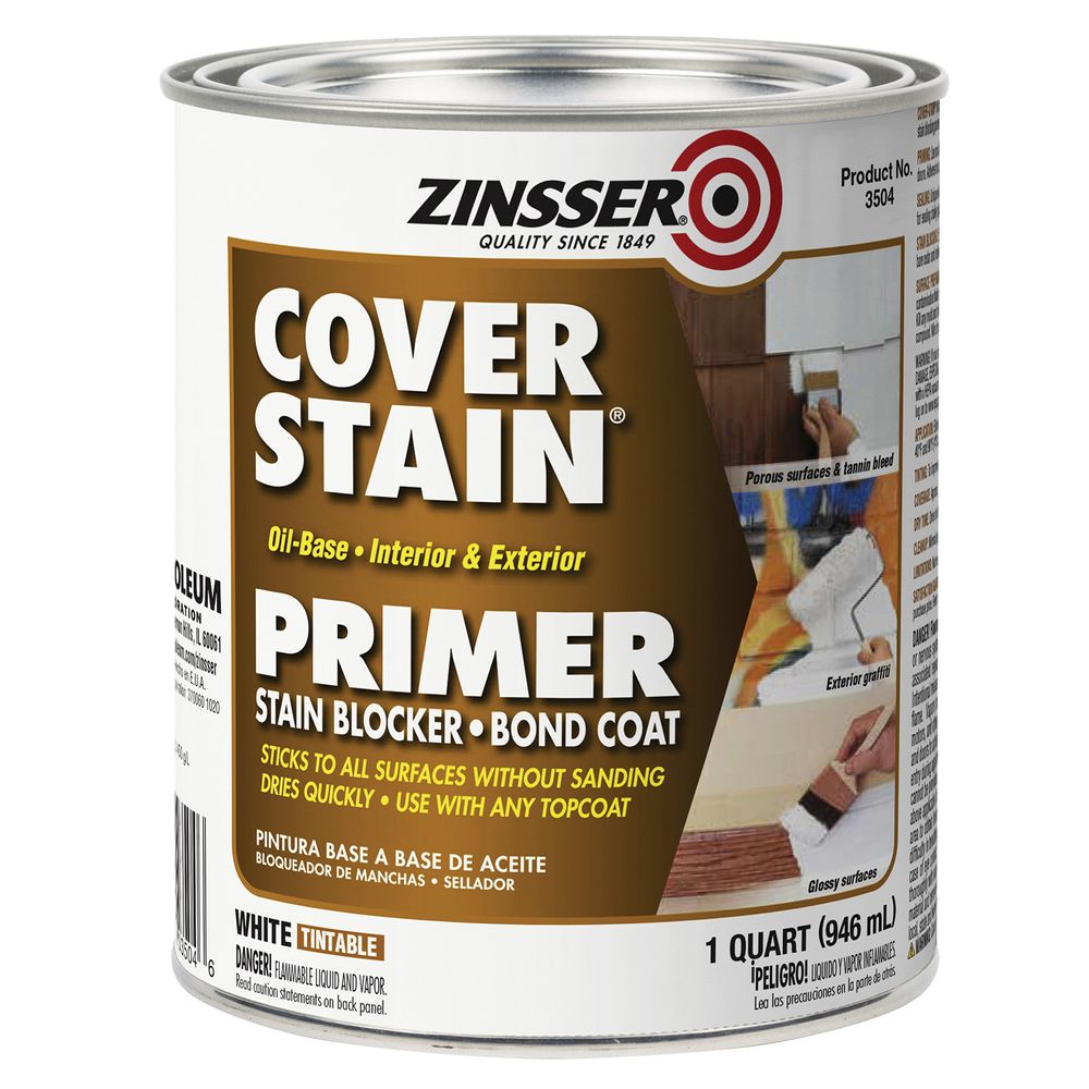Zinsser 1 qt. Cover-Stain Interior and Exterior Oil-Based Primer Sealer